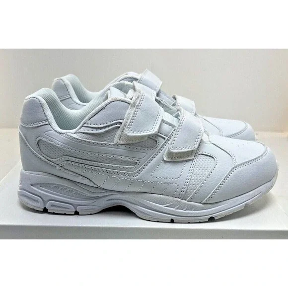 Men's Rawlings Marc II White Leather Velcro Sneakers Athletic Shoes Size  NEW